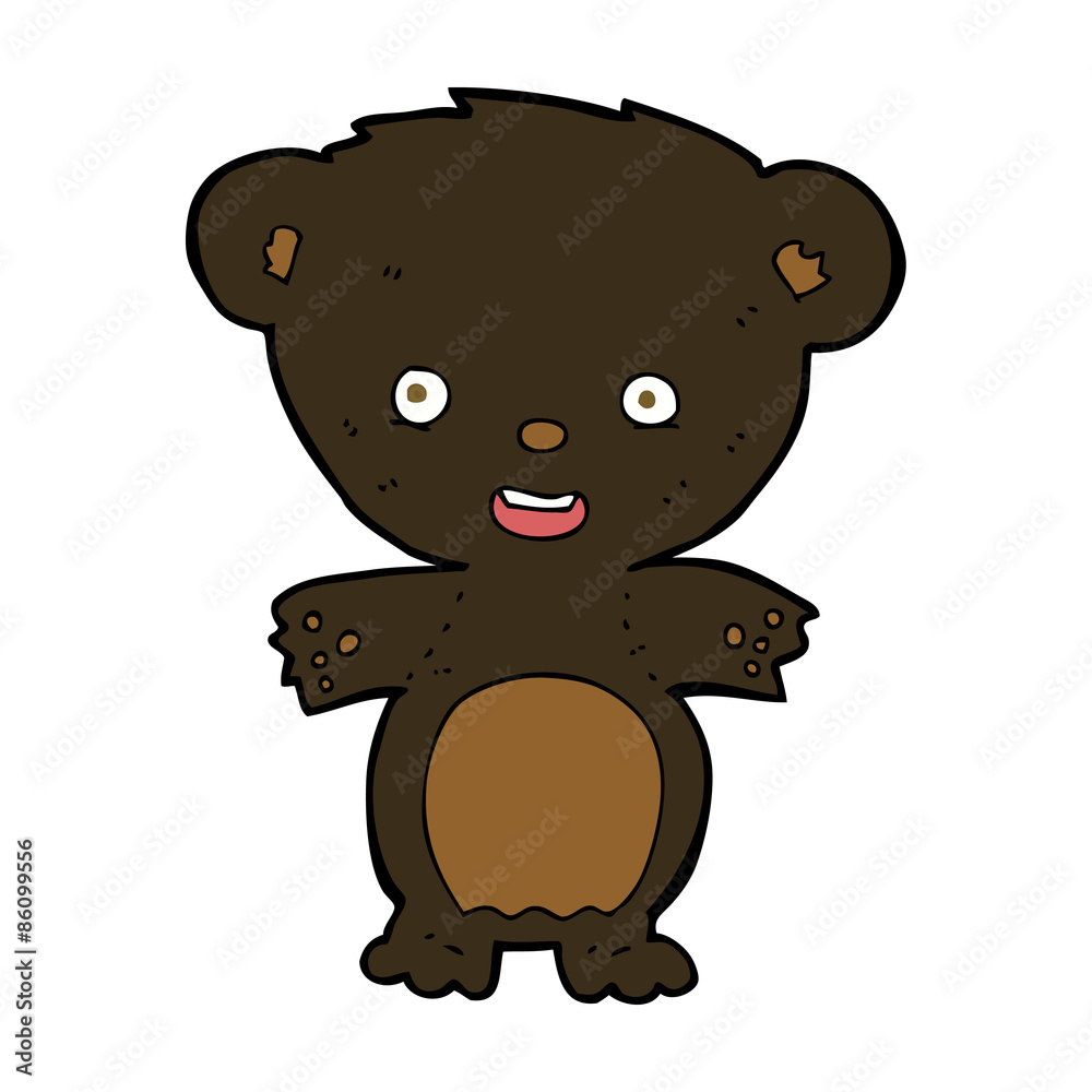 cartoon black bear cartoon black bear