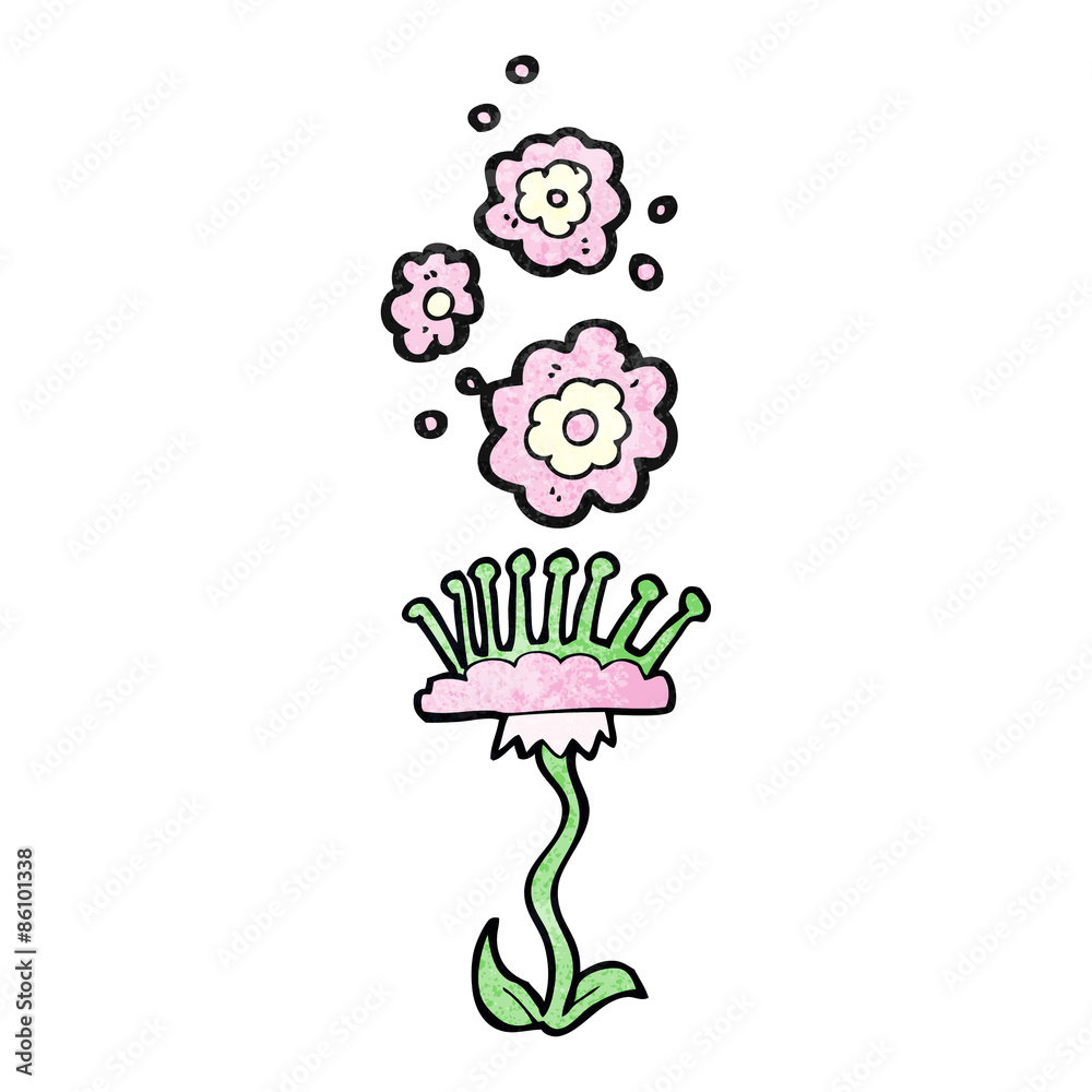 cartoon perfumed flower