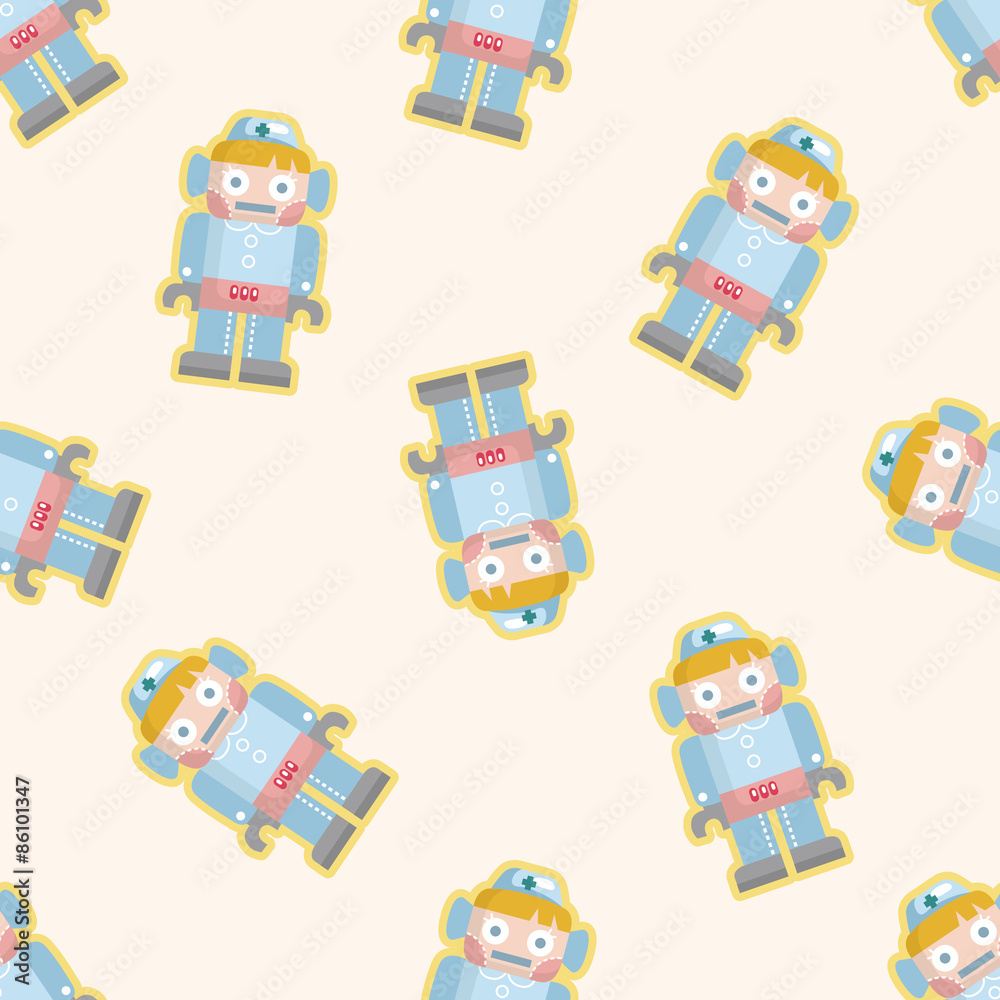 robot ,seamless pattern