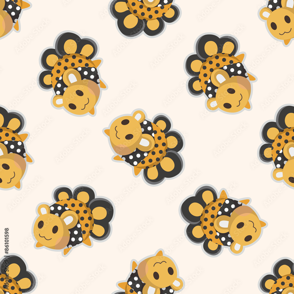 Obraz premium bizarre monster ,seamless pattern
