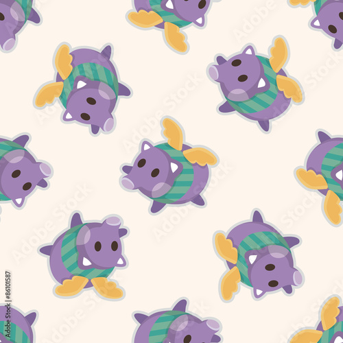 bizarre monster ,seamless pattern