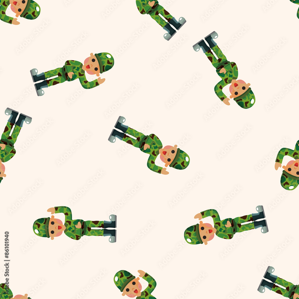 people theme soldier ,seamless pattern people theme soldier ,seamless pattern