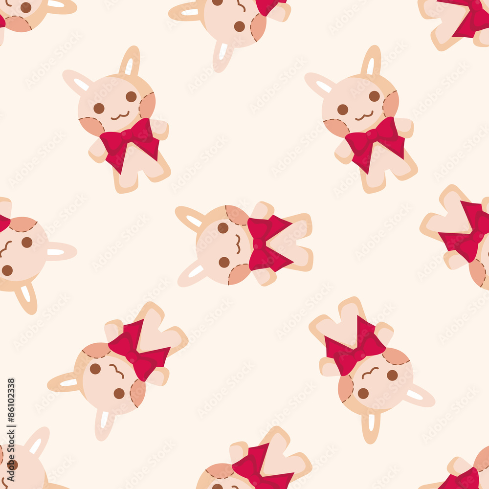 birthday doll ,seamless pattern