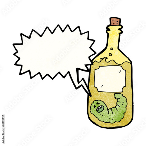 tequila bottle cartoon