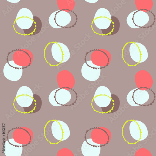vector illustration pattern of abstract shapes
