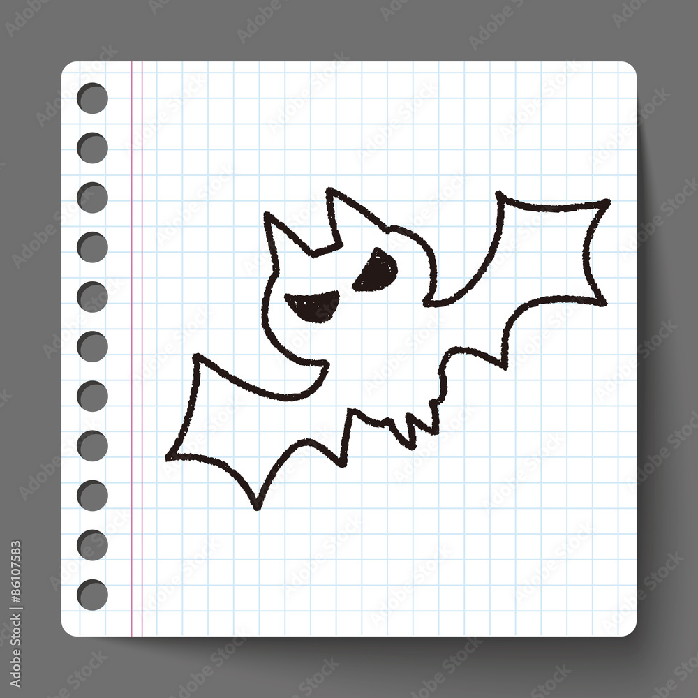 bat doodle drawing bat doodle drawing
