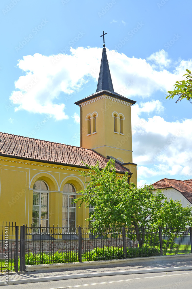  Salzburg Lutheran church. City Gusev, Kaliningrad region