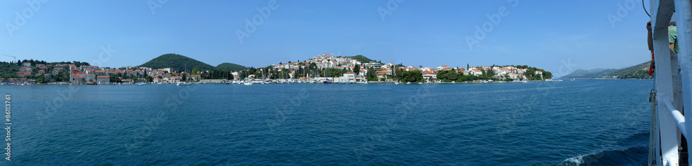 Panorama im Hafen Gruz / Dubrovnik