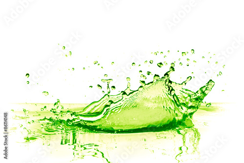 lime drink splash