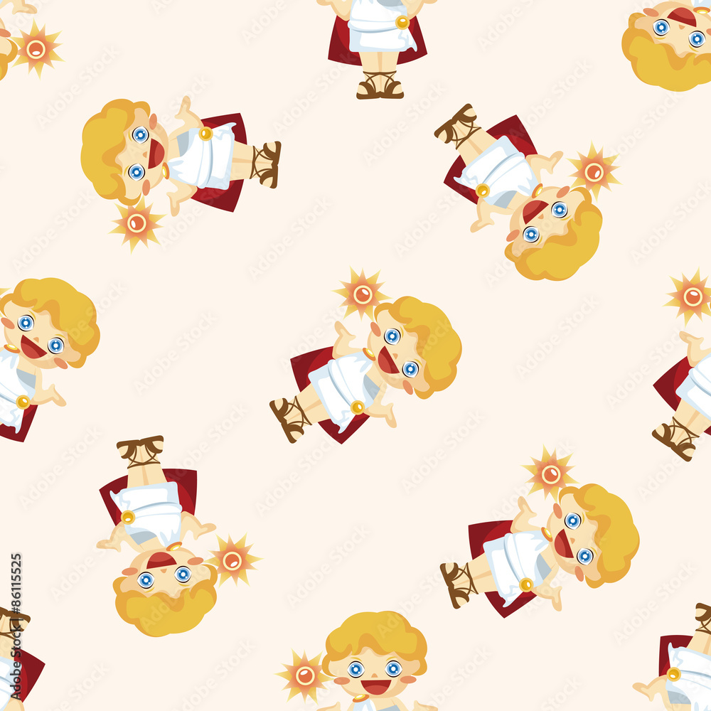 Fototapeta premium Greek deity ,seamless pattern