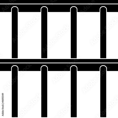 vector jail bars black symbol seamless background