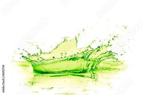 lime drink splash