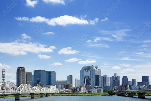 大阪梅田の都市風景