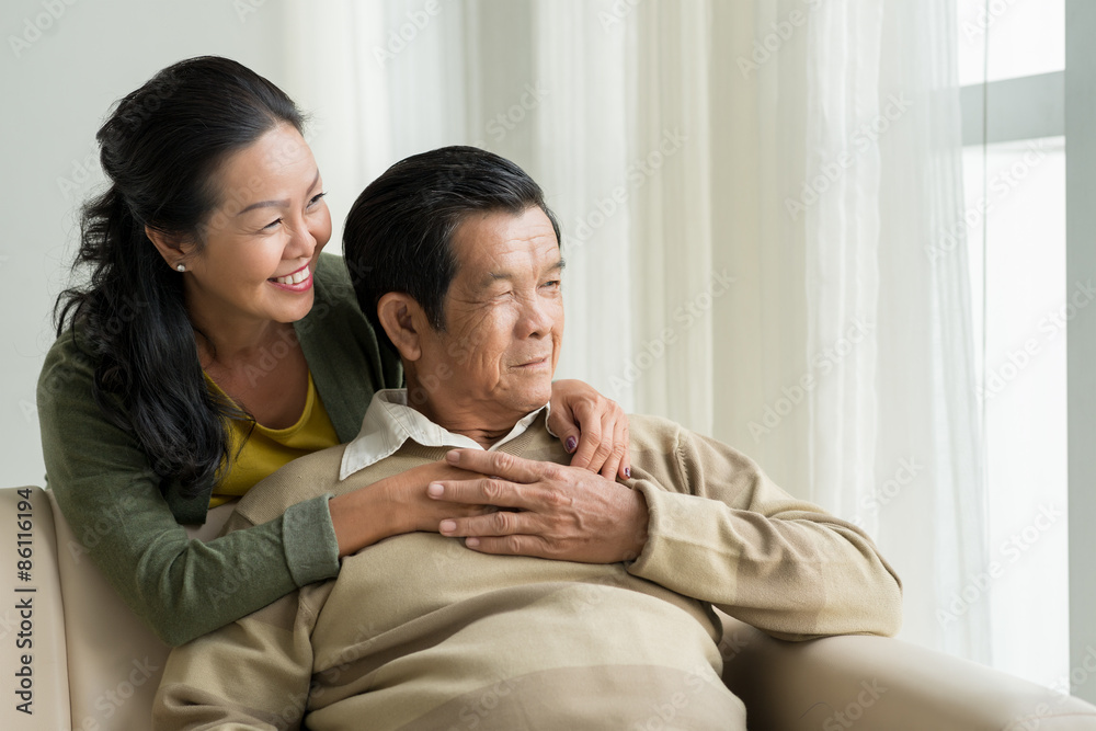 Mature Vietnamese couple at home Mature Vietnamese couple at home