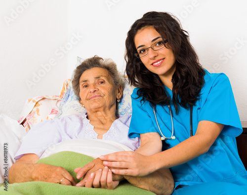 Helpful Nurses with Patients