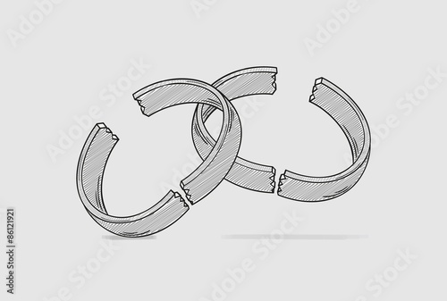 broken ring, divorce