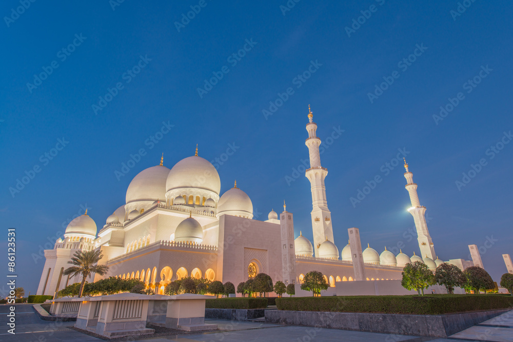 Obraz premium Sheikh Zayed Mosque in Abu Dabi