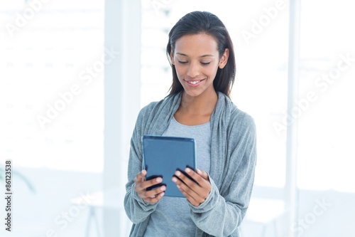Businesswoman holding a tablet in the office © WavebreakmediaMicro