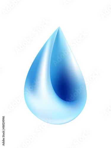water drop vector icon symbol illustration