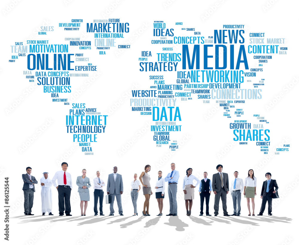Social Media Internet Connection Global Communications Networkin Social Media Internet Connection Global Communications Networkin