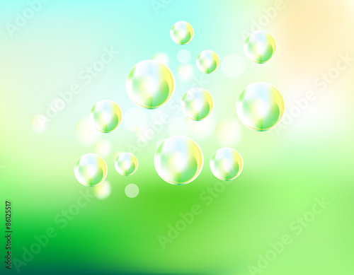 sopa bubbles fly background vector illustration