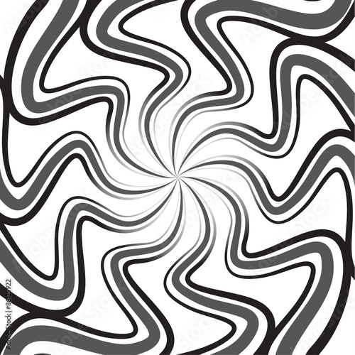 Swirling background. Abstract shapes forming vortex phenomenon
