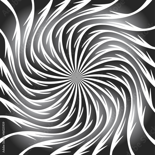 Swirling background. Abstract shapes forming vortex phenomenon
