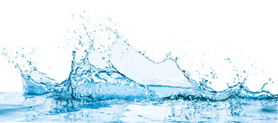 Ingelijste posters Bibliotheek water splash  © kubais