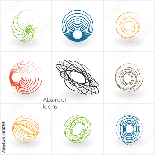 spiral icons