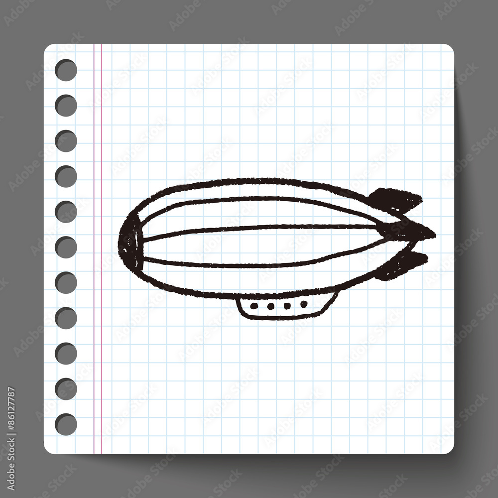 doodle zeppelin