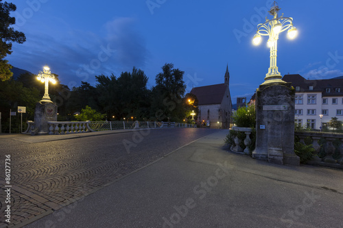 Postbrücke in Meran, Südtirol photo