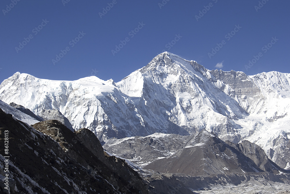 Obraz premium mountain peaks in himalayas