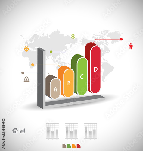 Business infographic template