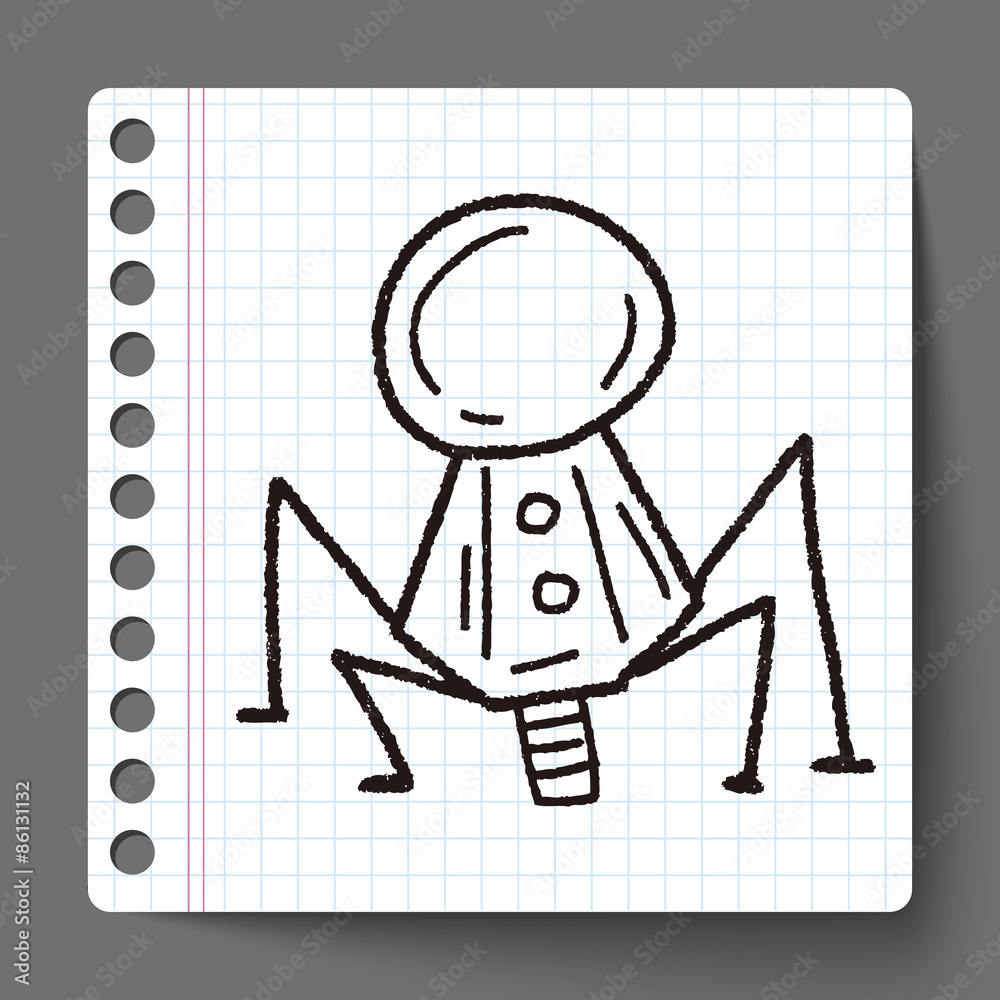 Doodle Spaceship Doodle Spaceship