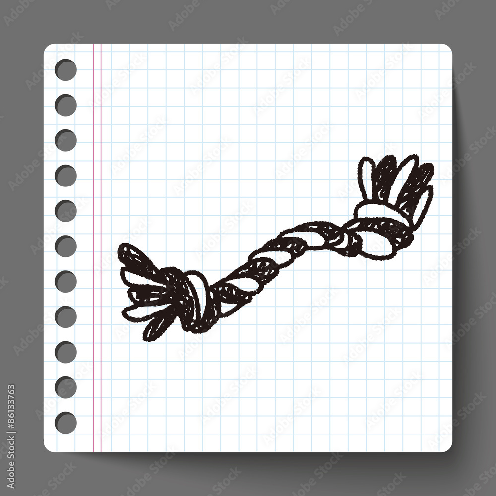 doodle dog rope bone doodle dog rope bone