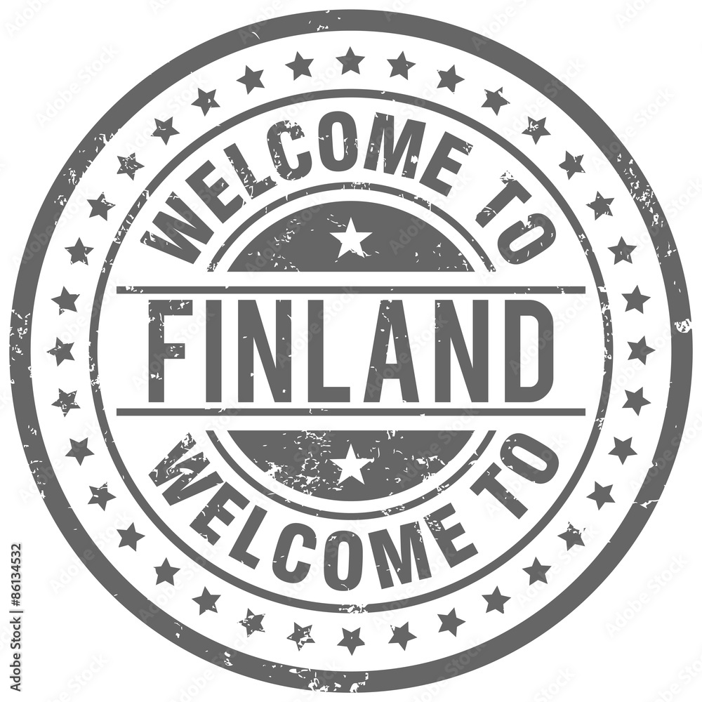Obraz premium welcome to finland