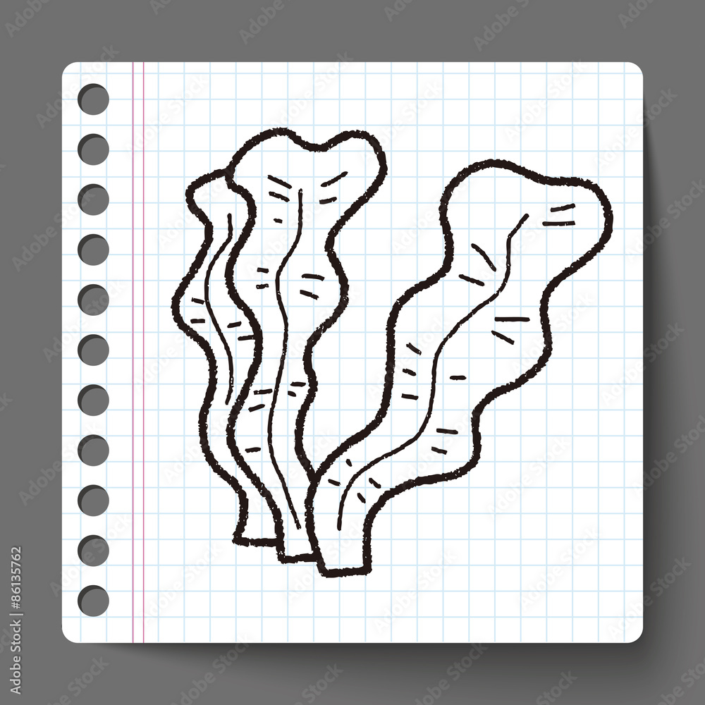 Obraz premium Kelp doodle