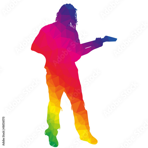 silhouette musician