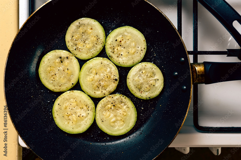 Fried zucchini Fried zucchini