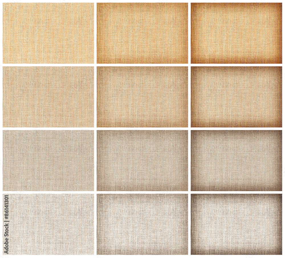 Fototapeta premium collection natural sackcloth texture for background