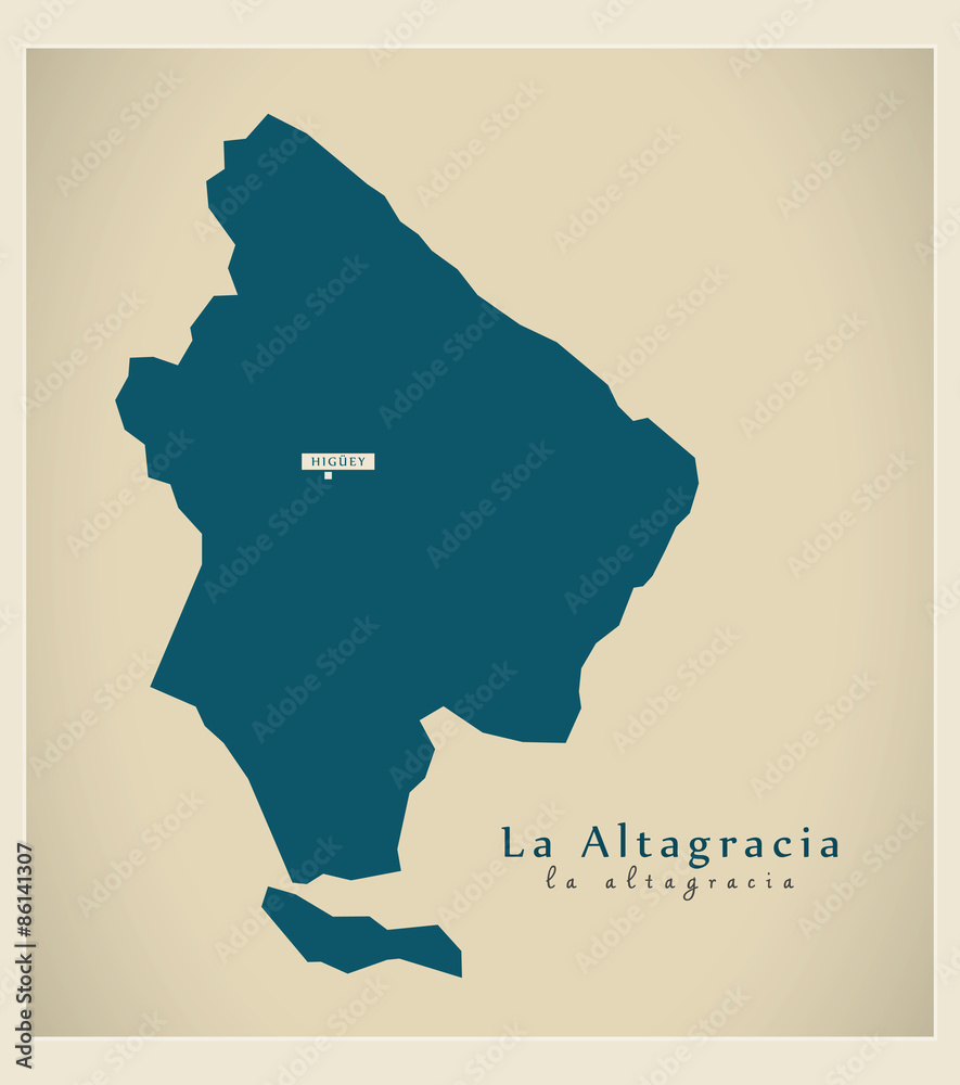 Modern Map - La Altagracia DO