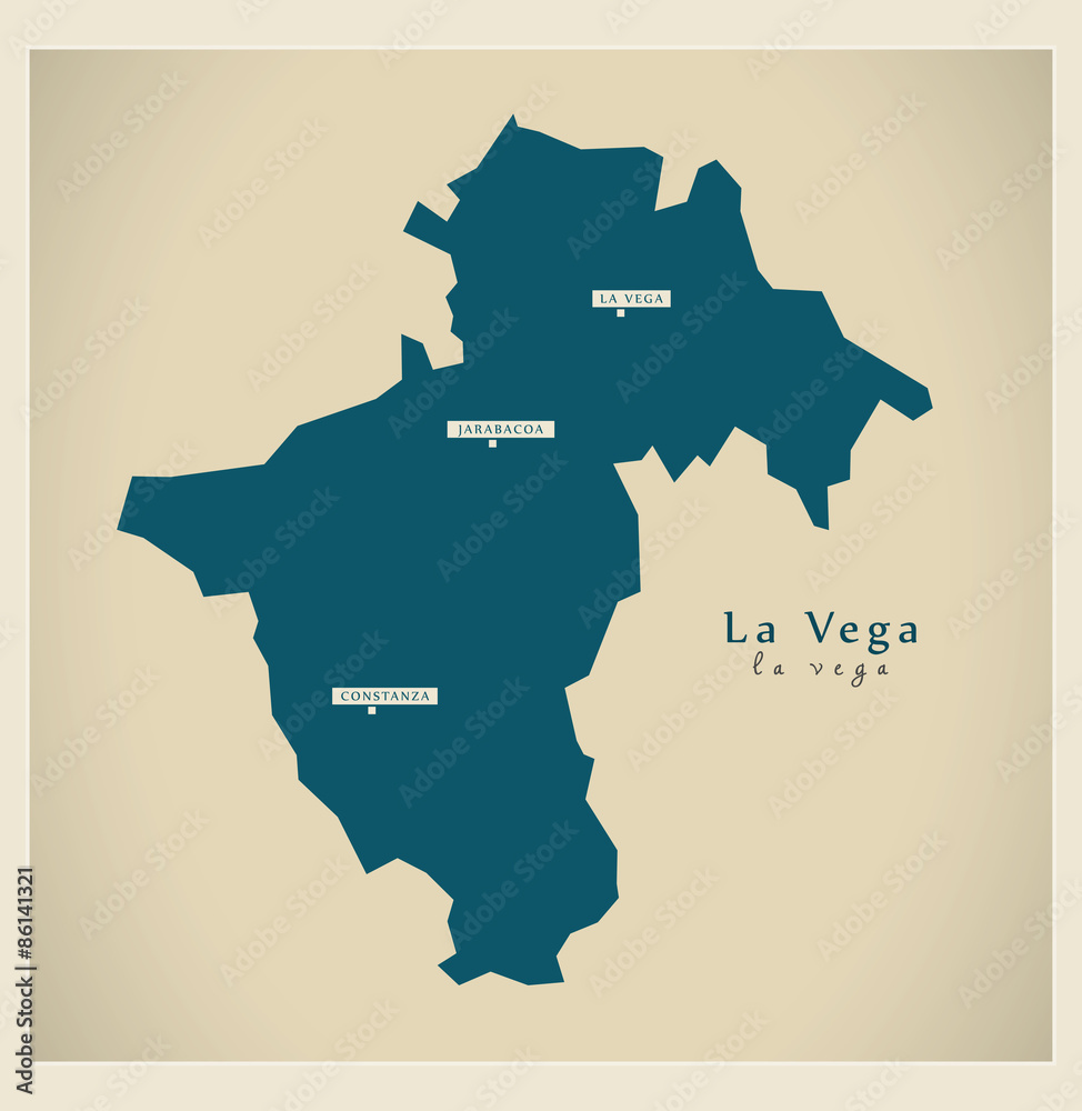 Modern Map - La Vega DO