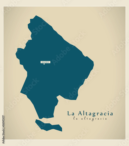 Modern Map - La Altagracia DO