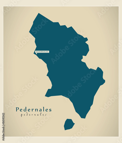 Modern Map - Pedernales DO