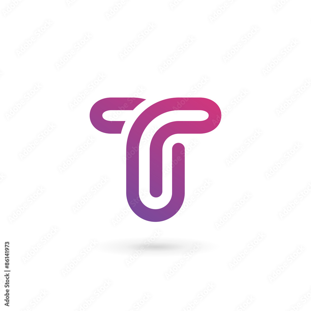 Letter T logo icon design template elements Letter T logo icon design template elements