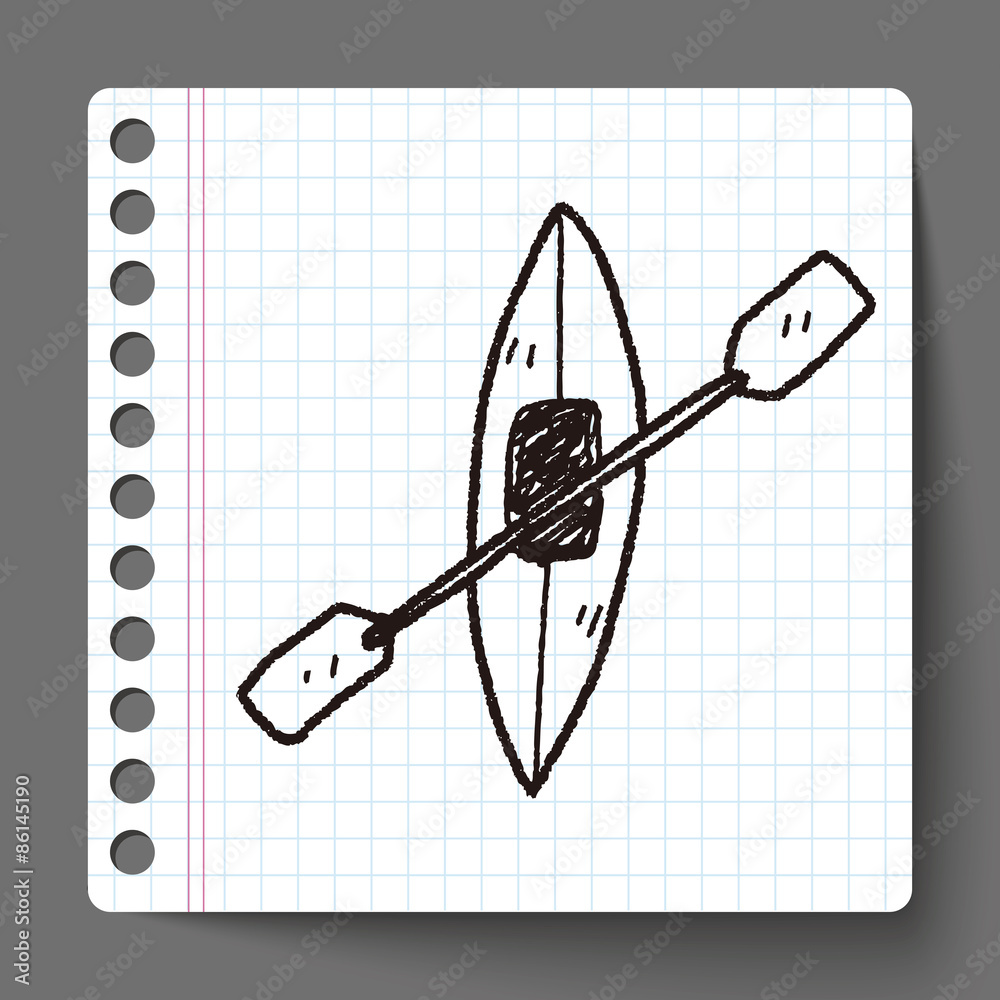 canoe doodle