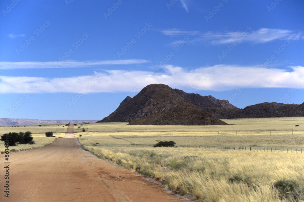 Panorama del Namib Naukluft Park in Namibia
