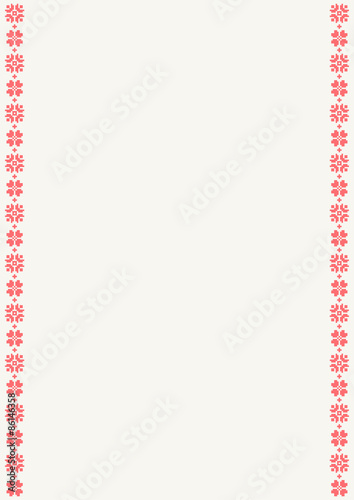 vector illustration blank banner with geometric decoration