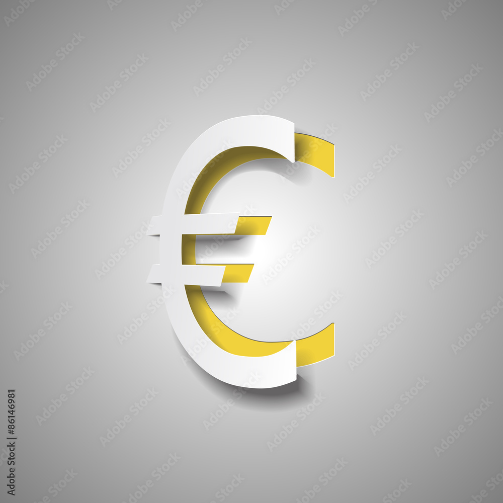 Obraz premium Logo euro paper