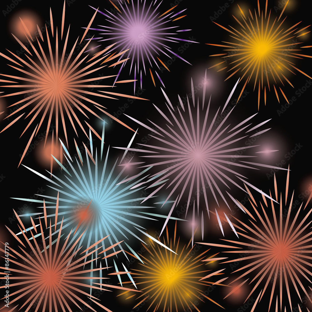 Obraz premium firework design